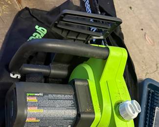 Chainsaw with case
