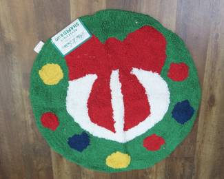 New Park B. Smith Holiday Wreath Reversible Rug