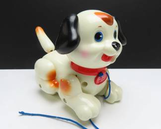 Vintage 1999 Fisher Price Lil Snoopy Plastic Dog Pull Toy
