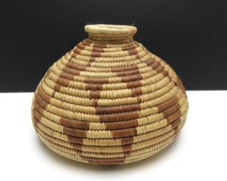 Beautiful Handcrafted Traditional Coiled South African Zulu Beer Basket