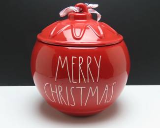 Large Rae Dunn Artisan Collection Ceramic Cookie Jar