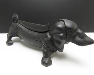 Vintage Cast Iron Dachshund Boot Scraper