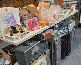 Vintage Electronic Test Equipment and Laboratory Assortment