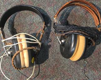 Vintage WWII Era Aviation Radio Headsets