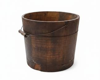 Antique Wooden Stave Bucket