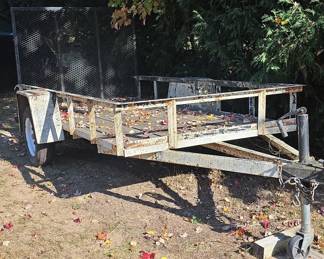 Utility Landscape Trailer with Ramp Gate