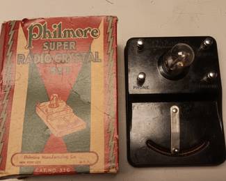 Philmore super radio crystal set