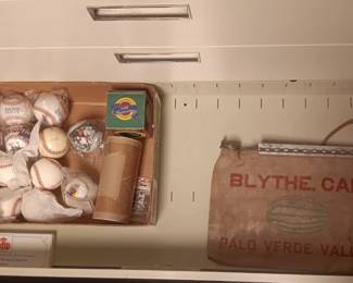 baseballs, some from World Series that never happened because of strike