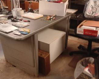 Metal Art Inc library table