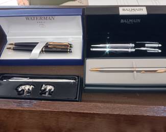 Waterman and Mount Blanc pens