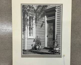 Lot #92 Otto Maurer Georgetown Detail Vintage Black White Gelatin Silver Photograph Mounted on Mat Board