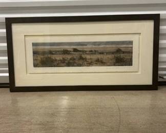 Lot #4 George Raab Signed Limited Edition Print Wind Swept Beach Dunes 31/170