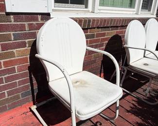 Crosley Griffith Retro Metal Outdoor Chairs