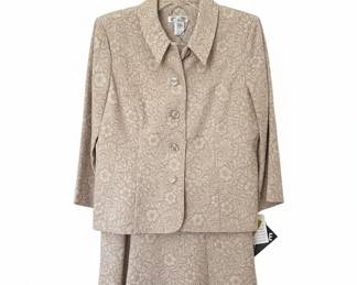 Miss Dorby Vintage Floral Jacquard Suit