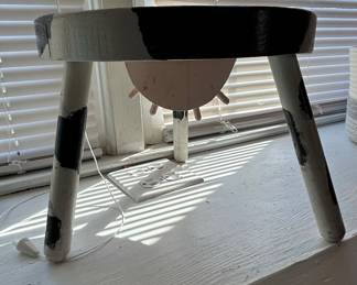 Vintage Cow Udder Milking Stool second image
