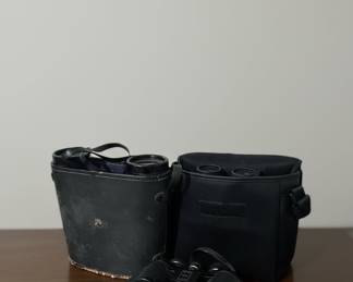Vintage Binocular Collection with Cases