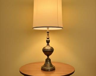 MidCentury Brass Table Lamp