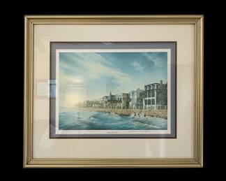 Jo Dean Banknight The Battery Framed Print