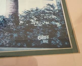 Griff Rainbow Row Framed Print third image