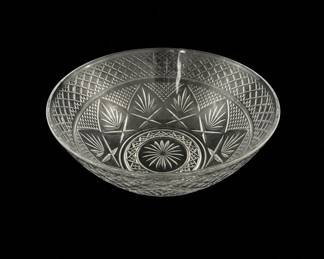 Vintage Pressed Glass Serving Bowl