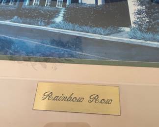 Griff Rainbow Row Framed Print second image