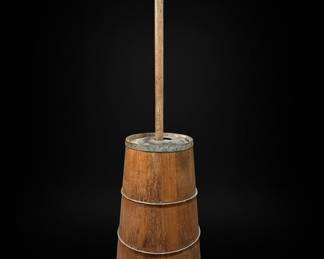 Antique Wooden Butter Churn