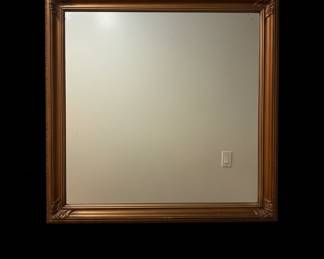 Vintage Giltwood Rectangular Wall Mirror