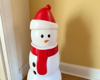 General Foam Plastics Blow Mold Snowman