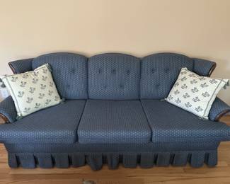 Vintage TripleBack Upholstered Sofa