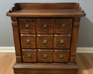 Vintage ApothecaryStyle Nightstands