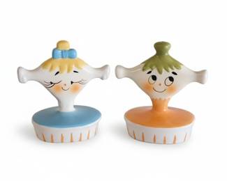 Vintage HoltHoward Pixieware Style Condiment Jar Lids