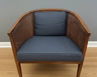 MidCentury Modern Barrel Back Accent Chair
