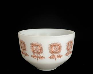 Federal Glass Sunflower Mixing Bowl