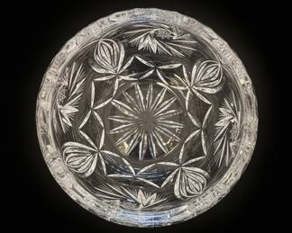 American Brilliant Period Cut Glass Bowl