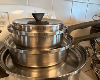 Vintage Amway Queen Stainless Steel Cookware Set