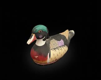Jasco Wood Duck Figurine