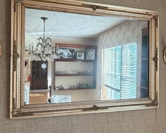 Vintage Ornate Giltwood Wall Mirror