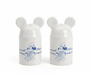 Disney Gourmet Mickey Mouse Salt and Pepper Shakers