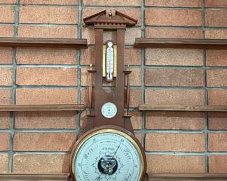 Taylor Instrument Companies Wall Barometer and Thermometer