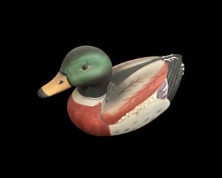 Vintage Jasco Ceramic Mallard Duck Lint Brush