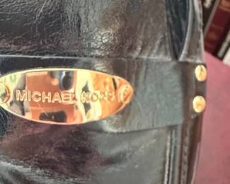 Michael Kors Black Leather Loafers second image