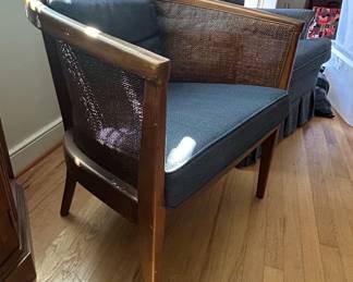 MidCentury Modern Barrel Back Accent Chair second image