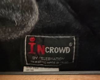 In Crowd by Celebration Suede Leather Bomber Jacket second image