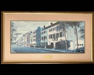Griff Rainbow Row Framed Print