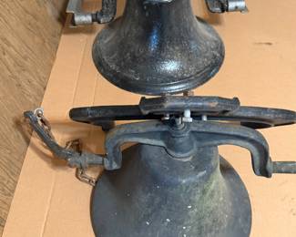 we have a total of three antique cast bells