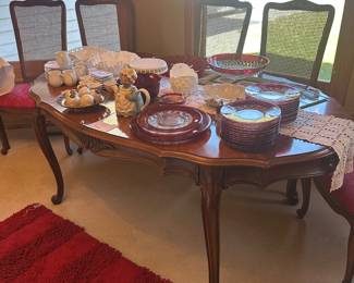 Table and chairs