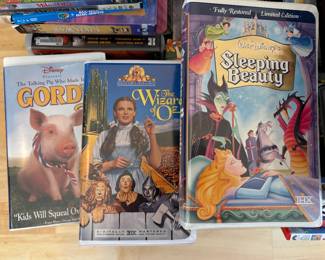 Lots of VHS & CD & DVD