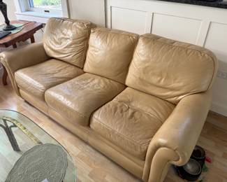 Leather couch