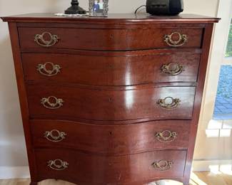 Upright Tall Boy style Dresser Early American Style