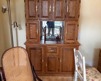 Oak Cabinet or Bar or Storage